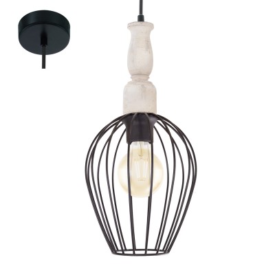 Eglo NORHAM 49782 Подвесной светильник Eglo NORHAM 49782 Подвесной светильникОдиночные<br>Подвесной светильник – это универсальный вариант, подходящий для любой комнаты. Сегодня производители предлагают огромный выбор таких моделей по самым разным ценам. В каталоге интернет-магазина «Светодом» мы собрали большое количество интересных и оригинальных светильников по выгодной стоимости. Вы можете приобрести их с доставкой в Москву, Екатеринбург и любой другой город России. Подвесной светильник Eglo 49782 сразу же привлечет внимание Ваших гостей благодаря стильному исполнению. Благородный дизайн позволит использовать эту модель практически в любом интерьере. Она обеспечит достаточно света и при этом легко монтируется. Чтобы купить подвесной светильник Eglo 49782, воспользуйтесь формой на нашем сайте или позвоните менеджерам интернет-магазина.<br><br>Тип лампы: Накаливания / энергосбережения / светодиодная<br>Тип цоколя: E27<br>Количество ламп: 1<br>MAX мощность ламп, Вт: 60<br>Диаметр, мм мм: 180<br>Высота, мм: 1100