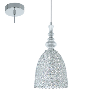 Eglo GILLINGHAM 49847 Винтажный светильник Eglo GILLINGHAM 49847 Винтажный светильникОдиночные<br>Подвес GILLINGHAM, 1x60W (E27), ?195, H1325, сталь, хром/сталь, хрусталь, хром применяется преимущественно в домашнем освещении с использованием стандартных выключателей и переключателей для сетей 220V.<br><br>Тип цоколя: E27<br>Количество ламп: 1<br>MAX мощность ламп, Вт: 60<br>Диаметр, мм мм: 195<br>Высота, мм: 1325<br>Цвет арматуры: серебристый хром