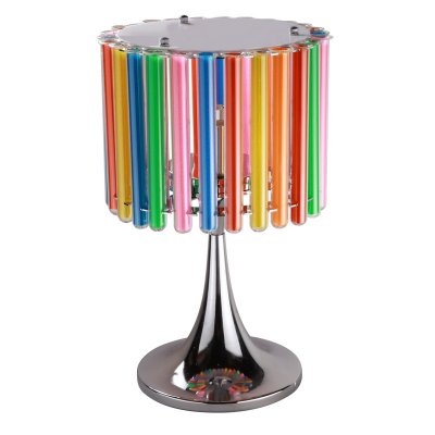 Настольный светильник Colosseo 50110/2T ARCOBALENO Настольный светильник Colosseo 50110/2T ARCOBALENOДля детской<br>Настольная лампа – это не просто источник дополнительного освещения, но и оригинальный элемент декора. Его можно установить в спальне, гостиной, кабинете и других комнатах. Интернет-магазин «Светодом» предлагает настольные лампы разных стилей по доступным ценам. Благодаря большому ассортименту Вы обязательно найдете в нашем каталоге именно ту модель, которую искали. Настольная лампа Colosseo 50110/2T – прекрасный вариант для завершения интерьера. Ее можно включить одновременно с люстрой для более яркого освещения или без нее для создания уютной атмосферы, настраивающей на отдых. Купить настольную лампу Colosseo 50110/2T Вы можете с помощью виртуальной «Корзины» или по контактным номерам, указанным на сайте.<br><br>S освещ. до, м2: 5<br>Тип лампы: накал-я - энергосбер-я<br>Тип цоколя: E14<br>Количество ламп: 2<br>MAX мощность ламп, Вт: 40<br>Диаметр, мм мм: 250<br>Высота, мм: 400<br>Цвет арматуры: серебристый