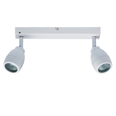 Светильник поворотный спот Mw light 509023302 Аква Светильник поворотный спот Mw light 509023302 АкваДвойные<br>Описание модели 509023302: Особам, идущим в ногу со временем и отдающим предпочтение современным, функциональным светильникам, споты из коллекции «Аква», несомненно, придутся по душе. Металлическое основание окрашено в белый цвет. Привлекают высокие параметры освещенности модели, которые достигаются благодаря галогеновым лампам, идущим в комплекте. Минималистичный, строгий дизайн, классический цвет светильника позволяют ему хорошо смотреться в любом интерьере, обставленном в соответствии с веяниями современной моды. Группа таких светильников будет идеальна для создания зональной подсветки. Площадь освещения порядка 7 кв.м.<br><br>S освещ. до, м2: 3<br>Рекомендуемые колбы ламп: полусферическа с рефлектором<br>Цветовая t, К: 2800-3200 K<br>Тип лампы: накаливания / энергосберегающая / светодиодная<br>Тип цоколя: GU10<br>Количество ламп: 2<br>Ширина, мм: 420<br>MAX мощность ламп, Вт: 28<br>Длина, мм: 110<br>Высота, мм: 160<br>Поверхность арматуры: матовый<br>Цвет арматуры: белый<br>Общая мощность, Вт: 56