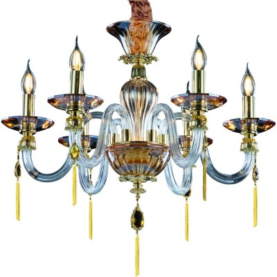 Светильник Divinare 5126/07 LM-6 Светильник Divinare 5126/07 LM-6Подвесные<br>Компания «Светодом» предлагает широкий ассортимент люстр от известных производителей. Представленные в нашем каталоге товары выполнены из современных материалов и обладают отличным качеством. Благодаря широкому ассортименту Вы сможете найти у нас люстру под любой интерьер. Мы предлагаем как классические варианты, так и современные модели, отличающиеся лаконичностью и простотой форм. Стильная люстра Divinare 5126/07 LM-6 станет украшением любого дома. Эта модель от известного производителя не оставит равнодушным ценителей красивых и оригинальных предметов интерьера. Люстра Divinare 5126/07 LM-6 обеспечит равномерное распределение света по всей комнате. При выборе обратите внимание на характеристики, позволяющие приобрести наиболее подходящую модель. Купить понравившуюся люстру по доступной цене Вы можете в интернет-магазине «Светодом».<br><br>Установка на натяжной потолок: Да<br>S освещ. до, м2: 12<br>Крепление: крюк<br>Тип цоколя: E14<br>Количество ламп: 6<br>Ширина, мм: 630<br>MAX мощность ламп, Вт: 40<br>Диаметр, мм мм: 630<br>Размеры основания, мм: 120<br>Длина цепи/провода, мм: 1080<br>Высота, мм: 570<br>Цвет арматуры: золотой, янтарный