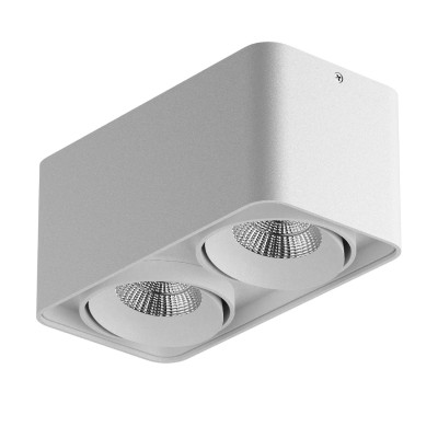 Lightstar MONOCCO 52126 Светильник Lightstar MONOCCO 52126 СветильникКарданные<br><br><br>Тип лампы: LED<br>Тип цоколя: LED<br>Цвет арматуры: белый<br>Количество ламп: 2<br>Ширина, мм: 100<br>Длина, мм: 195<br>Высота, мм: 90<br>MAX мощность ламп, Вт: 10
