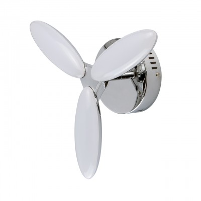 Mw light 609023003 Бра Mw light 609023003 БраХай-тек<br><br><br>Тип лампы: LED<br>Тип цоколя: LED<br>MAX мощность ламп, Вт: 9<br>Диаметр, мм мм: 300<br>Высота, мм: 200<br>Цвет арматуры: серебристый