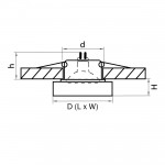 Светильник встраиваемый Lightstar 6137 Lei mini