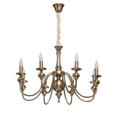 Mw light 614010608 Светильник Mw light 614010608 СветильникПодвесные<br><br><br>Установка на натяжной потолок: Да<br>S освещ. до, м2: 24<br>Тип лампы: Накаливания / энергосбережения / светодиодная<br>Тип цоколя: E14<br>Количество ламп: 8<br>MAX мощность ламп, Вт: 60<br>Диаметр, мм мм: 840<br>Высота, мм: 640 - 1040