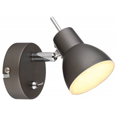 Светильник настенно-потолочный спот Rivoli Renata 6158-701 светодиодный GR LED 1х 4 Вт 3200К поворотный с выключателем, 6158-701
Светильник настенно-потолочный спот Rivoli Renata 6158-701 светодиодный GR LED 1х 4 Вт 3200К поворотный с выключателем, 6158-701