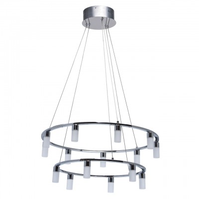 Светильник Mw-light 631012315 Светильник Mw-light 631012315Подвесные<br>631012315 - это Оригинальный подвесной светильник из коллекции «Ракурс» выполнен в стиле хай-тек. Хромированное металлическое основание дополнено большим количеством плафонов из матового белого акрила, расположенных по кругу. В качестве источников света выступают светодиоды. Несмотря на строгий минималистичный дизайн люстра смотрится очень эффектно.<br><br>S освещ. до, м2: 28<br>Тип лампы: LED - светодиодная<br>Тип цоколя: LED<br>Количество ламп: 15<br>MAX мощность ламп, Вт: 5<br>Диаметр, мм мм: 650<br>Высота, мм: 1500