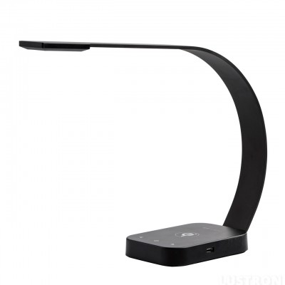 Настольная лампа Mw light 631031701 Ракурс Настольная лампа Mw light 631031701 РакурсХай тек<br>Описание модели 631031701: Настольная лампа из коллекции «Ракурс» -идеальное решение для деловых персон, идущих в ногу со временем. Стильный современный дизайн подчеркнет хороший вкус, а минимум деталей не будут отвлекать во время работы. Лампа выполнена в 2-х трендовых цветах: белый и черный. Помимо удачных внешних параметров, лампа оснащена системой touchcontrolи диммером, что позволяет включать лампу и менять яркость светового потока легким движением руки. Так же у данной лампы есть USBпорт и возможно заряжать телефон, положив его на основание лампы.Рекомендуемая площадь освещения порядка 4 кв.м.<br><br>S освещ. до, м2: 3<br>Тип лампы: LED - светодиодная<br>Тип цоколя: LED<br>Количество ламп: 1<br>Ширина, мм: 120<br>MAX мощность ламп, Вт: 8,5<br>Длина, мм: 420<br>Высота, мм: 330<br>Цвет арматуры: черный