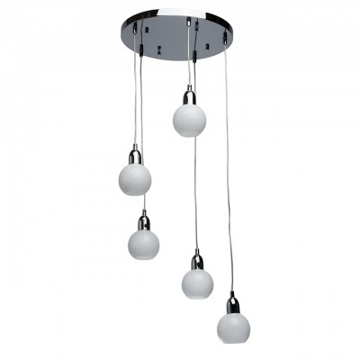 Люстра Mw light 632011605 Гэлэкси Люстра Mw light 632011605 ГэлэксиПодвесные<br>Описание модели 632011605: Люстру из коллекции «Гэлэкси» отличает современный, лаконичный дизайн, универсальность форм и деталей. Двойные плафоны – внешние из глянцевого белого стекла, и внутренние из матового белого выгодно смотрятся на фоне хромированного металлического основания. Сочетание мягких форм и плавных линий округлого основания и шарообразных плафонов помогает создать гармоничную, легкую композицию в стиле минимализм. Плафоны оснащены системой спотов, поэтому направление светового потока можно регулировать на свое усмотрение. Источники света в виде светодиодных ламп также идут в комплекте. Светильник прекрасно подходит для зонального освещения в комнате.<br><br>Установка на натяжной потолок: Да<br>S освещ. до, м2: 8<br>Крепление: Планка<br>Цветовая t, К: 4000<br>Тип лампы: LED<br>Тип цоколя: LED<br>Цвет арматуры: серебристый<br>Количество ламп: 5<br>Диаметр, мм мм: 100<br>Длина цепи/провода, мм: 950<br>Высота, мм: 1180<br>MAX мощность ламп, Вт: 4<br>Общая мощность, Вт: 20