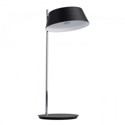 Светильник Mw-light 674030701 Светильник Mw-light 674030701Хай тек<br>674030701 - это Функциональность и минимализм выгодно отличают настольную лампу из коллекции «Ривз». Она выполнена в нейтральных цветовых тонах: металлические основание и плафон матового черного цвета гармонично сочетаются с держателем из металла цвета хрома. Светильник удобен своей технологичностью: плафон оснащен системой спота и легко вращается на 270 градусов. Источники света – светодиоды - закрыты рассеивателем из матированного стекла. Также удобно расположена сенсорная кнопка включения – на верхней части плафона.<br><br>S освещ. до, м2: 3,72<br>Тип лампы: LED - светодиодная<br>Тип цоколя: LED<br>Количество ламп: 1<br>Ширина, мм: 220<br>MAX мощность ламп, Вт: 10<br>Высота, мм: 590