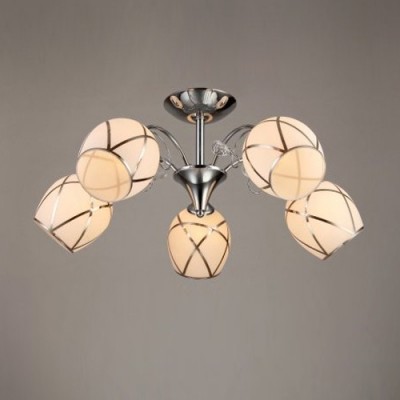 Светильник De Markt 677012505 Светильник De Markt 677012505Потолочные<br>Компания «Светодом» предлагает широкий ассортимент люстр от известных производителей. Представленные в нашем каталоге товары выполнены из современных материалов и обладают отличным качеством. Благодаря широкому ассортименту Вы сможете найти у нас люстру под любой интерьер. Мы предлагаем как классические варианты, так и современные модели, отличающиеся лаконичностью и простотой форм. Стильная люстра De Markt 677012505 станет украшением любого дома. Эта модель от известного производителя не оставит равнодушным ценителей красивых и оригинальных предметов интерьера. Люстра De Markt 677012505 обеспечит равномерное распределение света по всей комнате. При выборе обратите внимание на характеристики, позволяющие приобрести наиболее подходящую модель. Купить понравившуюся люстру по доступной цене Вы можете в интернет-магазине «Светодом».<br><br>Установка на натяжной потолок: Да<br>S освещ. до, м2: 15<br>Тип лампы: Накаливания / энергосбережения / светодиодная<br>Тип цоколя: E27<br>Количество ламп: 5<br>MAX мощность ламп, Вт: 60<br>Диаметр, мм мм: 600<br>Высота, мм: 280