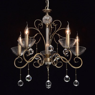 Mw light 683010405 Светильник Mw light 683010405 СветильникПодвесные<br><br><br>S освещ. до, м2: 10<br>Тип лампы: Накаливания / энергосбережения / светодиодная<br>Тип цоколя: E14<br>Количество ламп: 5<br>MAX мощность ламп, Вт: 40<br>Диаметр, мм мм: 600<br>Высота, мм: 770 - 1000