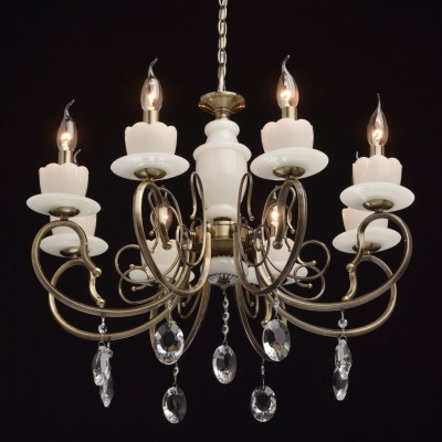 Люстра Mw light 683011008 Свеча Люстра Mw light 683011008 СвечаПодвесные<br><br><br>Установка на натяжной потолок: Да<br>S освещ. до, м2: 18<br>Крепление: Крюк<br>Тип лампы: Накаливания / энергосбережения / светодиодная<br>Тип цоколя: E14<br>Цвет арматуры: бронзовый<br>Количество ламп: 8<br>Диаметр, мм мм: 680<br>Высота, мм: 540<br>MAX мощность ламп, Вт: 60