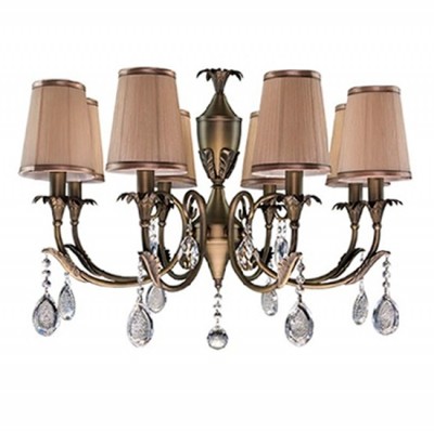 Lightstar CAPPA 691081 Светильник Lightstar CAPPA 691081 СветильникПодвесные<br>Компания «Светодом» предлагает широкий ассортимент люстр от известных производителей. Представленные в нашем каталоге товары выполнены из современных материалов и обладают отличным качеством. Благодаря широкому ассортименту Вы сможете найти у нас люстру под любой интерьер. Мы предлагаем как классические варианты, так и современные модели, отличающиеся лаконичностью и простотой форм. Стильная люстра Lightstar 691081 станет украшением любого дома. Эта модель от известного производителя не оставит равнодушным ценителей красивых и оригинальных предметов интерьера. Люстра Lightstar 691081 обеспечит равномерное распределение света по всей комнате. При выборе обратите внимание на характеристики, позволяющие приобрести наиболее подходящую модель. Купить понравившуюся люстру по доступной цене Вы можете в интернет-магазине «Светодом».<br><br>Установка на натяжной потолок: Да<br>S освещ. до, м2: 16<br>Крепление: Крюк<br>Тип лампы: Накаливания / энергосбережения / светодиодная<br>Тип цоколя: E14<br>Количество ламп: 8<br>MAX мощность ламп, Вт: 40<br>Диаметр, мм мм: 740<br>Цвет арматуры: бронзовый