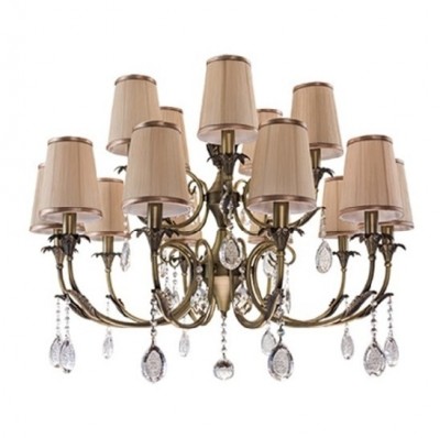 Lightstar CAPPA 691151 Светильник Lightstar CAPPA 691151 СветильникПодвесные<br>Компания «Светодом» предлагает широкий ассортимент люстр от известных производителей. Представленные в нашем каталоге товары выполнены из современных материалов и обладают отличным качеством. Благодаря широкому ассортименту Вы сможете найти у нас люстру под любой интерьер. Мы предлагаем как классические варианты, так и современные модели, отличающиеся лаконичностью и простотой форм. Стильная люстра Lightstar 691151 станет украшением любого дома. Эта модель от известного производителя не оставит равнодушным ценителей красивых и оригинальных предметов интерьера. Люстра Lightstar 691151 обеспечит равномерное распределение света по всей комнате. При выборе обратите внимание на характеристики, позволяющие приобрести наиболее подходящую модель. Купить понравившуюся люстру по доступной цене Вы можете в интернет-магазине «Светодом». Мы предлагаем доставку не только по Москве и Екатеринбурге, но и по всей России.<br><br>Установка на натяжной потолок: Да<br>S освещ. до, м2: 30<br>Крепление: Крюк<br>Тип лампы: Накаливания / энергосбережения / светодиодная<br>Тип цоколя: E14<br>Количество ламп: 15<br>MAX мощность ламп, Вт: 40<br>Диаметр, мм мм: 910