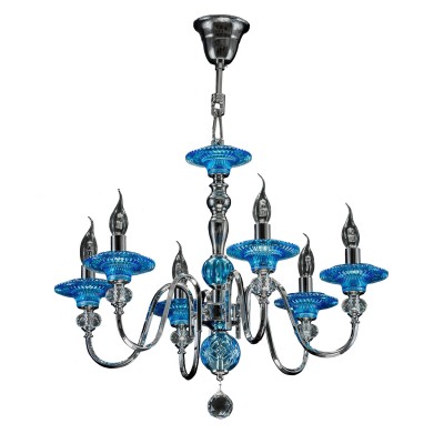 Lightstar AZZURRO 699064 Люстра Lightstar AZZURRO 699064 ЛюстраПодвесные<br>Компания «Светодом» предлагает широкий ассортимент люстр от известных производителей. Представленные в нашем каталоге товары выполнены из современных материалов и обладают отличным качеством. Благодаря широкому ассортименту Вы сможете найти у нас люстру под любой интерьер. Мы предлагаем как классические варианты, так и современные модели, отличающиеся лаконичностью и простотой форм. Стильная люстра Lightstar 699064 станет украшением любого дома. Эта модель от известного производителя не оставит равнодушным ценителей красивых и оригинальных предметов интерьера. Люстра Lightstar 699064 обеспечит равномерное распределение света по всей комнате. При выборе обратите внимание на характеристики, позволяющие приобрести наиболее подходящую модель. Купить понравившуюся люстру по доступной цене Вы можете в интернет-магазине «Светодом».<br><br>S освещ. до, м2: 18<br>Тип лампы: Накаливания / энергосбережения / светодиодная<br>Тип цоколя: E14<br>Количество ламп: 6<br>MAX мощность ламп, Вт: 60<br>Диаметр, мм мм: 680<br>Высота, мм: 865 - 1820