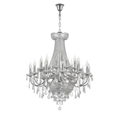 Люстра Lightstar 700294 CLASSIC Люстра Lightstar 700294 CLASSICПодвесные<br><br><br>S освещ. до, м2: 58<br>Тип лампы: Накаливания / энергосбережения / светодиодная<br>Тип цоколя: E14<br>Цвет арматуры: серебристый<br>Количество ламп: 29<br>Диаметр, мм мм: 890<br>Высота, мм: 1400 - 2400<br>MAX мощность ламп, Вт: 40