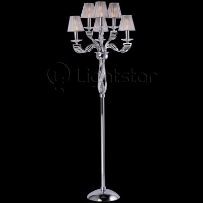 Lightstar ALVEARE 702764 Торшер Lightstar ALVEARE 702764 ТоршерС абажуром<br>Торшер – это не просто функциональный предмет интерьера, позволяющий обеспечить дополнительное освещение, но и оригинальный декоративный элемент. Интернет-магазин «Светодом» предлагает стильные модели от известных производителей по доступным ценам. У нас Вы найдете и классические напольные светильники, и современные варианты. Торшер 702764 Lightstar сразу же привлекает внимание благодаря своему необычному дизайну. Модель выполнена из качественных материалов, что обеспечит ее надежную и долговечную работу. Такой напольный светильник можно использовать для интерьера не только гостиной, но и спальни или кабинета. Купить торшер 702764 Lightstar по выгодной стоимости Вы можете с помощью нашего сайта. У нас склады в Москве, Екатеринбурге, Санкт-Петербурге, Новосибирске и другим городам России.<br><br>S освещ. до, м2: 24<br>Тип лампы: накаливания / энергосбережения / LED-светодиодная<br>Тип цоколя: E14<br>Количество ламп: 6<br>MAX мощность ламп, Вт: 60<br>Диаметр, мм мм: 600<br>Размеры: H 1600 D 600<br>Высота, мм: 1600<br>Цвет арматуры: серебристый