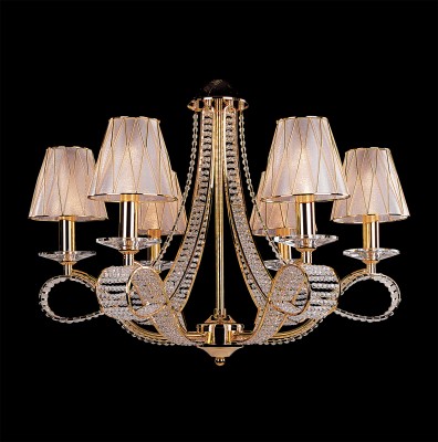 Lightstar RICCIO 705062 Светильник Lightstar RICCIO 705062 СветильникПодвесные<br>Компания «Светодом» предлагает широкий ассортимент люстр от известных производителей. Представленные в нашем каталоге товары выполнены из современных материалов и обладают отличным качеством. Благодаря широкому ассортименту Вы сможете найти у нас люстру под любой интерьер. Мы предлагаем как классические варианты, так и современные модели, отличающиеся лаконичностью и простотой форм. Стильная люстра Lightstar 705062 станет украшением любого дома. Эта модель от известного производителя не оставит равнодушным ценителей красивых и оригинальных предметов интерьера. Люстра Lightstar 705062 обеспечит равномерное распределение света по всей комнате. При выборе обратите внимание на характеристики, позволяющие приобрести наиболее подходящую модель. Купить понравившуюся люстру по доступной цене Вы можете в интернет-магазине «Светодом».<br><br>Установка на натяжной потолок: Да<br>S освещ. до, м2: 12<br>Крепление: Крюк<br>Тип лампы: Накаливания / энергосбережения / светодиодная<br>Тип цоколя: E14<br>Количество ламп: 6<br>MAX мощность ламп, Вт: 40<br>Диаметр, мм мм: 650<br>Высота, мм: 800 - 1800<br>Цвет арматуры: Золотой