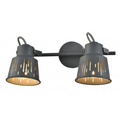 Светильник настенно-потолочный спот Rivoli Kalma 7059-702 2 х Е27 40 Вт поворотный с выключателем, 7059-702
Светильник настенно-потолочный спот Rivoli Kalma 7059-702 2 х Е27 40 Вт поворотный с выключателем, 7059-702