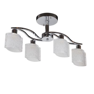 Люстра Colosseo 70804/4C Люстра Colosseo 70804/4CПотолочные<br>Оригинальная потолочная люстра Colosseo 70804/4C станет превосходным дополнением при оформлении комнаты в стиле «модерн»! Необычная, плавно изогнутая конструкция напоминает собой движение морской волны, что создает в помещении атмосферу легкости и спокойствия. Светлые «металлические» оттенки позволяют люстре идеально вписаться практически в любую цветовую гамму интерьера. Кроме того, светильник одинаково хорошо будет смотреться как в гостиной, так на кухне, в спальне или детской, везде он по праву займет центральное место и всегда будет привлекать к себе восхищенные взгляды!<br><br>Установка на натяжной потолок: Да<br>S освещ. до, м2: 16<br>Крепление: Планка<br>Тип лампы: накаливания / энергосбережения / LED-светодиодная<br>Тип цоколя: E14<br>Количество ламп: 4<br>Ширина, мм: 230<br>MAX мощность ламп, Вт: 60<br>Длина, мм: 600<br>Высота, мм: 300<br>Цвет арматуры: серебристый