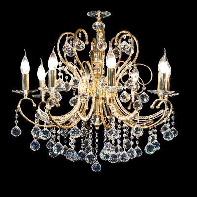 Lightstar ELEGANTE 708052 Светильник Lightstar ELEGANTE 708052 СветильникПодвесные<br>Компания «Светодом» предлагает широкий ассортимент люстр от известных производителей. Представленные в нашем каталоге товары выполнены из современных материалов и обладают отличным качеством. Благодаря широкому ассортименту Вы сможете найти у нас люстру под любой интерьер. Мы предлагаем как классические варианты, так и современные модели, отличающиеся лаконичностью и простотой форм. Стильная люстра Lightstar 708052 станет украшением любого дома. Эта модель от известного производителя не оставит равнодушным ценителей красивых и оригинальных предметов интерьера. Люстра Lightstar 708052 обеспечит равномерное распределение света по всей комнате. При выборе обратите внимание на характеристики, позволяющие приобрести наиболее подходящую модель. Купить понравившуюся люстру по доступной цене Вы можете в интернет-магазине «Светодом».<br><br>Установка на натяжной потолок: Да<br>S освещ. до, м2: 15<br>Крепление: Крюк<br>Тип лампы: Накаливания / энергосбережения / светодиодная<br>Тип цоколя: E14<br>Количество ламп: 5<br>MAX мощность ламп, Вт: 60<br>Диаметр, мм мм: 520<br>Высота, мм: 760 - 1760<br>Цвет арматуры: Золотой