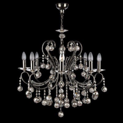 Lightstar ELEGANTE 708087 Люстра Lightstar ELEGANTE 708087 ЛюстраПодвесные<br>Компания «Светодом» предлагает широкий ассортимент люстр от известных производителей. Представленные в нашем каталоге товары выполнены из современных материалов и обладают отличным качеством. Благодаря широкому ассортименту Вы сможете найти у нас люстру под любой интерьер. Мы предлагаем как классические варианты, так и современные модели, отличающиеся лаконичностью и простотой форм. Стильная люстра Lightstar 708087 станет украшением любого дома. Эта модель от известного производителя не оставит равнодушным ценителей красивых и оригинальных предметов интерьера. Люстра Lightstar 708087 обеспечит равномерное распределение света по всей комнате. При выборе обратите внимание на характеристики, позволяющие приобрести наиболее подходящую модель. Купить понравившуюся люстру по доступной цене Вы можете в интернет-магазине «Светодом».<br><br>Установка на натяжной потолок: Да<br>S освещ. до, м2: 21<br>Крепление: Крюк<br>Тип цоколя: E14<br>Количество ламп: 8<br>MAX мощность ламп, Вт: 40<br>Диаметр, мм мм: 670<br>Размеры: H 950-1950 D 670<br>Высота, мм: 950 - 1950<br>Цвет арматуры: черный