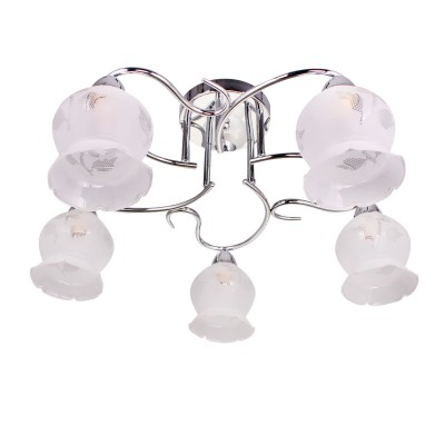 Светильник Colosseo 70860/5C optima Светильник Colosseo 70860/5C optimaПотолочные<br>Компания «Светодом» предлагает широкий ассортимент люстр от известных производителей. Представленные в нашем каталоге товары выполнены из современных материалов и обладают отличным качеством. Благодаря широкому ассортименту Вы сможете найти у нас люстру под любой интерьер. Мы предлагаем как классические варианты, так и современные модели, отличающиеся лаконичностью и простотой форм. Стильная люстра Colosseo 70860/5C станет украшением любого дома. Эта модель от известного производителя не оставит равнодушным ценителей красивых и оригинальных предметов интерьера. Люстра Colosseo 70860/5C обеспечит равномерное распределение света по всей комнате. При выборе обратите внимание на характеристики, позволяющие приобрести наиболее подходящую модель. Купить понравившуюся люстру по доступной цене Вы можете в интернет-магазине «Светодом». Мы предлагаем доставку не только по Москве и Екатеринбурге, но и по всей России.<br><br>S освещ. до, м2: 15<br>Тип цоколя: E14<br>Количество ламп: 5<br>Ширина, мм: 300<br>MAX мощность ламп, Вт: 60<br>Длина, мм: 300<br>Высота, мм: 280<br>Цвет арматуры: серебристый хром