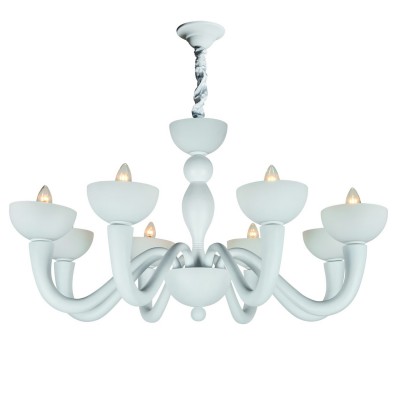 Светильник подвесной Divinare 7091/01 LM-8 Светильник подвесной Divinare 7091/01 LM-8Подвесные<br>Компания «Светодом» предлагает широкий ассортимент люстр от известных производителей. Представленные в нашем каталоге товары выполнены из современных материалов и обладают отличным качеством. Благодаря широкому ассортименту Вы сможете найти у нас люстру под любой интерьер. Мы предлагаем как классические варианты, так и современные модели, отличающиеся лаконичностью и простотой форм. Стильная люстра Divinare 7091/01 LM-8 станет украшением любого дома. Эта модель от известного производителя не оставит равнодушным ценителей красивых и оригинальных предметов интерьера. Люстра Divinare 7091/01 LM-8 обеспечит равномерное распределение света по всей комнате. При выборе обратите внимание на характеристики, позволяющие приобрести наиболее подходящую модель. Купить понравившуюся люстру по доступной цене Вы можете в интернет-магазине «Светодом».<br><br>Установка на натяжной потолок: Да<br>S освещ. до, м2: 16<br>Крепление: Крюк<br>Тип цоколя: E14<br>Цвет арматуры: белый<br>Количество ламп: 8<br>Диаметр, мм мм: 980<br>Длина цепи/провода, мм: 800<br>Длина, мм: 980<br>Высота, мм: 540<br>MAX мощность ламп, Вт: 40