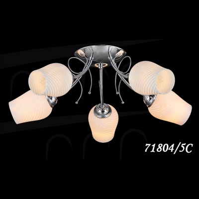Светильник Colosseo 71804/5C optima Светильник Colosseo 71804/5C optimaПотолочные<br>Компания «Светодом» предлагает широкий ассортимент люстр от известных производителей. Представленные в нашем каталоге товары выполнены из современных материалов и обладают отличным качеством. Благодаря широкому ассортименту Вы сможете найти у нас люстру под любой интерьер. Мы предлагаем как классические варианты, так и современные модели, отличающиеся лаконичностью и простотой форм. Стильная люстра Colosseo 71804/5C станет украшением любого дома. Эта модель от известного производителя не оставит равнодушным ценителей красивых и оригинальных предметов интерьера. Люстра Colosseo 71804/5C обеспечит равномерное распределение света по всей комнате. При выборе обратите внимание на характеристики, позволяющие приобрести наиболее подходящую модель. Купить понравившуюся люстру по доступной цене Вы можете в интернет-магазине «Светодом». Мы предлагаем доставку не только по Москве и Екатеринбурге, но и по всей России.<br><br>S освещ. до, м2: 15<br>Тип цоколя: E14<br>Количество ламп: 5<br>Ширина, мм: 540<br>MAX мощность ламп, Вт: 60<br>Диаметр, мм мм: 540<br>Длина, мм: 540<br>Высота, мм: 190<br>Цвет арматуры: серебристый хром