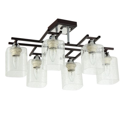 Светильник Colosseo 72136/6C optima Светильник Colosseo 72136/6C optimaПотолочные<br>Компания «Светодом» предлагает широкий ассортимент люстр от известных производителей. Представленные в нашем каталоге товары выполнены из современных материалов и обладают отличным качеством. Благодаря широкому ассортименту Вы сможете найти у нас люстру под любой интерьер. Мы предлагаем как классические варианты, так и современные модели, отличающиеся лаконичностью и простотой форм. Стильная люстра Colosseo 72136/6C станет украшением любого дома. Эта модель от известного производителя не оставит равнодушным ценителей красивых и оригинальных предметов интерьера. Люстра Colosseo 72136/6C обеспечит равномерное распределение света по всей комнате. При выборе обратите внимание на характеристики, позволяющие приобрести наиболее подходящую модель. Купить понравившуюся люстру по доступной цене Вы можете в интернет-магазине «Светодом».<br><br>Установка на натяжной потолок: Да<br>S освещ. до, м2: 18<br>Крепление: Планка<br>Тип цоколя: E14<br>Количество ламп: 6<br>MAX мощность ламп, Вт: 60<br>Диаметр, мм мм: 580<br>Высота, мм: 270<br>Цвет арматуры: венге, хром