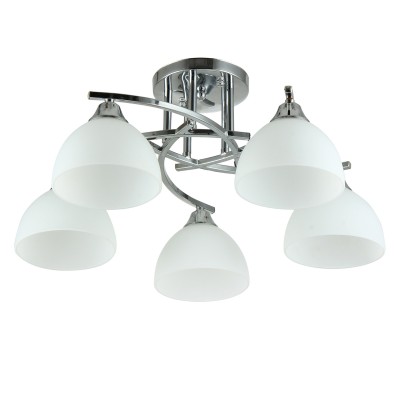 Люстра Colosseo 72138/5C CATIA Люстра Colosseo 72138/5C CATIAПотолочные<br>Компания «Светодом» предлагает широкий ассортимент люстр от известных производителей. Представленные в нашем каталоге товары выполнены из современных материалов и обладают отличным качеством. Благодаря широкому ассортименту Вы сможете найти у нас люстру под любой интерьер. Мы предлагаем как классические варианты, так и современные модели, отличающиеся лаконичностью и простотой форм. Стильная люстра Colosseo 72138/5C станет украшением любого дома. Эта модель от известного производителя не оставит равнодушным ценителей красивых и оригинальных предметов интерьера. Люстра Colosseo 72138/5C обеспечит равномерное распределение света по всей комнате. При выборе обратите внимание на характеристики, позволяющие приобрести наиболее подходящую модель. Купить понравившуюся люстру по доступной цене Вы можете в интернет-магазине «Светодом».<br><br>Установка на натяжной потолок: Да<br>S освещ. до, м2: 15<br>Крепление: Планка<br>Тип цоколя: E27<br>Количество ламп: 5<br>MAX мощность ламп, Вт: 60<br>Диаметр, мм мм: 570<br>Высота, мм: 240<br>Цвет арматуры: серебристый