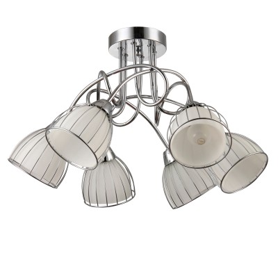Светильник Colosseo 72151/6C optima Светильник Colosseo 72151/6C optimaПотолочные<br>Компания «Светодом» предлагает широкий ассортимент люстр от известных производителей. Представленные в нашем каталоге товары выполнены из современных материалов и обладают отличным качеством. Благодаря широкому ассортименту Вы сможете найти у нас люстру под любой интерьер. Мы предлагаем как классические варианты, так и современные модели, отличающиеся лаконичностью и простотой форм. Стильная люстра Colosseo 72151/6C станет украшением любого дома. Эта модель от известного производителя не оставит равнодушным ценителей красивых и оригинальных предметов интерьера. Люстра Colosseo 72151/6C обеспечит равномерное распределение света по всей комнате. При выборе обратите внимание на характеристики, позволяющие приобрести наиболее подходящую модель. Купить понравившуюся люстру по доступной цене Вы можете в интернет-магазине «Светодом».<br><br>S освещ. до, м2: 18<br>Тип лампы: Накаливания / энергосбережения / светодиодная<br>Тип цоколя: E14<br>Количество ламп: 6<br>MAX мощность ламп, Вт: 60<br>Диаметр, мм мм: 500<br>Высота, мм: 300