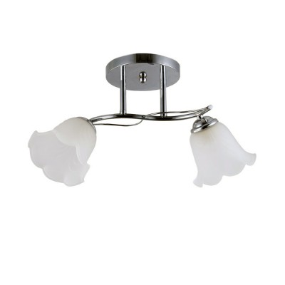 Светильник Colosseo 72192/2C Optima Светильник Colosseo 72192/2C OptimaПотолочные<br><br><br>Установка на натяжной потолок: Да<br>S освещ. до, м2: 6<br>Крепление: Планка<br>Тип лампы: Накаливания / энергосбережения / светодиодная<br>Тип цоколя: E14<br>Количество ламп: 2<br>Ширина, мм: 140<br>MAX мощность ламп, Вт: 60<br>Длина, мм: 420<br>Высота, мм: 230<br>Цвет арматуры: хром серебристый