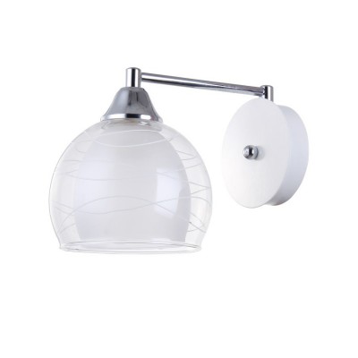 Светильник Colosseo 72199/1W Optima Светильник Colosseo 72199/1W OptimaСовременные<br><br><br>Тип лампы: Накаливания / энергосбережения / светодиодная<br>Тип цоколя: E27<br>Количество ламп: 1<br>Ширина, мм: 150<br>MAX мощность ламп, Вт: 60<br>Длина, мм: 260<br>Высота, мм: 170<br>Цвет арматуры: белый / хром серебристый