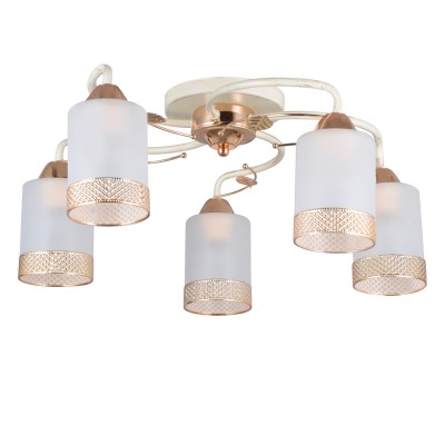 Светильник Colosseo 72207/5C optima Светильник Colosseo 72207/5C optimaПотолочные<br>Компания «Светодом» предлагает широкий ассортимент люстр от известных производителей. Представленные в нашем каталоге товары выполнены из современных материалов и обладают отличным качеством. Благодаря широкому ассортименту Вы сможете найти у нас люстру под любой интерьер. Мы предлагаем как классические варианты, так и современные модели, отличающиеся лаконичностью и простотой форм. Стильная люстра Colosseo 72207/5C станет украшением любого дома. Эта модель от известного производителя не оставит равнодушным ценителей красивых и оригинальных предметов интерьера. Люстра Colosseo 72207/5C обеспечит равномерное распределение света по всей комнате. При выборе обратите внимание на характеристики, позволяющие приобрести наиболее подходящую модель. Купить понравившуюся люстру по доступной цене Вы можете в интернет-магазине «Светодом». Мы предлагаем доставку не только по Москве и Екатеринбурге, но и по всей России.<br><br>S освещ. до, м2: 15<br>Тип товара: Люстра потолочная<br>Тип цоколя: E27<br>Количество ламп: 5<br>Ширина, мм: 520<br>MAX мощность ламп, Вт: 60<br>Диаметр, мм мм: 520<br>Длина, мм: 520<br>Высота, мм: 250<br>Цвет арматуры: золотой/белый