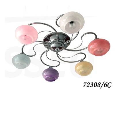 Светильник Colosseo 72308/6C optima Светильник Colosseo 72308/6C optimaПотолочные<br>Компания «Светодом» предлагает широкий ассортимент люстр от известных производителей. Представленные в нашем каталоге товары выполнены из современных материалов и обладают отличным качеством. Благодаря широкому ассортименту Вы сможете найти у нас люстру под любой интерьер. Мы предлагаем как классические варианты, так и современные модели, отличающиеся лаконичностью и простотой форм. Стильная люстра Colosseo 72308/6C станет украшением любого дома. Эта модель от известного производителя не оставит равнодушным ценителей красивых и оригинальных предметов интерьера. Люстра Colosseo 72308/6C обеспечит равномерное распределение света по всей комнате. При выборе обратите внимание на характеристики, позволяющие приобрести наиболее подходящую модель. Купить понравившуюся люстру по доступной цене Вы можете в интернет-магазине «Светодом». Мы предлагаем доставку не только по Москве и Екатеринбурге, но и по всей России.<br><br>S освещ. до, м2: 18<br>Тип товара: Люстра потолочная<br>Тип цоколя: E14<br>Количество ламп: 6<br>Ширина, мм: 650<br>MAX мощность ламп, Вт: 60<br>Диаметр, мм мм: 650<br>Длина, мм: 650<br>Высота, мм: 180<br>Цвет арматуры: серебристый хром