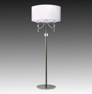 Lightstar PARALUME 725726 Торшер Lightstar PARALUME 725726 ТоршерС абажуром<br>Торшер – это не просто функциональный предмет интерьера, позволяющий обеспечить дополнительное освещение, но и оригинальный декоративный элемент. Интернет-магазин «Светодом» предлагает стильные модели от известных производителей по доступным ценам. У нас Вы найдете и классические напольные светильники, и современные варианты. Торшер 725726 Lightstar сразу же привлекает внимание благодаря своему необычному дизайну. Модель выполнена из качественных материалов, что обеспечит ее надежную и долговечную работу. Такой напольный светильник можно использовать для интерьера не только гостиной, но и спальни или кабинета. Купить торшер 725726 Lightstar по выгодной стоимости Вы можете с помощью нашего сайта. У нас склады в Москве, Екатеринбурге, Санкт-Петербурге, Новосибирске и другим городам России.<br><br>S освещ. до, м2: 5<br>Тип цоколя: E14<br>Количество ламп: 2<br>MAX мощность ламп, Вт: 40<br>Размеры: H 1500 W 50x30<br>Оттенок (цвет): белый<br>Цвет арматуры: серебристый