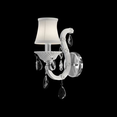 Lightstar PRINCIA 726611 Светильник настенный бра Lightstar PRINCIA 726611 Светильник настенный браМодерн<br><br><br>S освещ. до, м2: 2<br>Тип цоколя: E14<br>Количество ламп: 1<br>Ширина, мм: 130<br>MAX мощность ламп, Вт: 40<br>Размеры: H min-max380 W130 отступ<br>Расстояние от стены, мм: 230<br>Высота, мм: 380<br>Оттенок (цвет): белый<br>Цвет арматуры: белый
