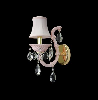 Lightstar PRINCIA 726612 Светильник настенный бра Lightstar PRINCIA 726612 Светильник настенный браМодерн<br><br><br>S освещ. до, м2: 2<br>Тип цоколя: E14<br>Количество ламп: 1<br>Ширина, мм: 130<br>MAX мощность ламп, Вт: 40<br>Размеры: H min-max380 W130 отступ<br>Расстояние от стены, мм: 230<br>Высота, мм: 380<br>Оттенок (цвет): РОЗОВЫЙ<br>Цвет арматуры: золотой