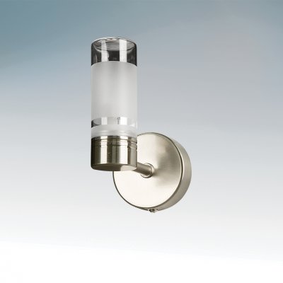Lightstar WL401 730115 Светильник настенный бра Lightstar WL401 730115 Светильник настенный браДля ванной<br><br><br>S освещ. до, м2: 1<br>Тип лампы: галогенная / LED-светодиодная<br>Тип цоколя: G9<br>Количество ламп: 1<br>MAX мощность ламп, Вт: 25<br>Размеры: L110 H140 W68<br>Цвет арматуры: серый