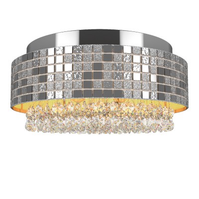 Lightstar BEZAZZ 743064 Люстра Lightstar BEZAZZ 743064 ЛюстраПотолочные<br>Компания «Светодом» предлагает широкий ассортимент люстр от известных производителей. Представленные в нашем каталоге товары выполнены из современных материалов и обладают отличным качеством. Благодаря широкому ассортименту Вы сможете найти у нас люстру под любой интерьер. Мы предлагаем как классические варианты, так и современные модели, отличающиеся лаконичностью и простотой форм. <br>Стильная люстра Lightstar 743064 станет украшением любого дома. Эта модель от известного производителя не оставит равнодушным ценителей красивых и оригинальных предметов интерьера. Люстра Lightstar 743064 обеспечит равномерное распределение света по всей комнате. При выборе обратите внимание на характеристики, позволяющие приобрести наиболее подходящую модель. <br>Купить понравившуюся люстру по доступной цене Вы можете в интернет-магазине «Светодом».<br><br>Установка на натяжной потолок: Ограничено<br>S освещ. до, м2: 16<br>Крепление: Планка<br>Тип лампы: галогенная/LED<br>Тип цоколя: G9<br>Количество ламп: 6<br>MAX мощность ламп, Вт: 40<br>Диаметр, мм мм: 410<br>Высота, мм: 170<br>Цвет арматуры: серебристый