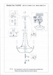 Люстра подвесная Lightstar 744088 Castello