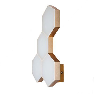 Lightstar FAVO 750643 Светильник настенный бра Lightstar FAVO 750643 Светильник настенный браХай-тек<br><br><br>Тип цоколя: LED<br>Цвет арматуры: Золотой<br>Размеры: отступ<br>MAX мощность ламп, Вт: 20