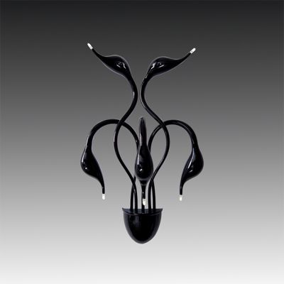 Lightstar Cigno 751657 Светильник настенный бра Lightstar Cigno 751657 Светильник настенный браХай-тек<br><br><br>S освещ. до, м2: 20<br>Крепление: настенное<br>Тип лампы: галогенная / LED-светодиодная<br>Тип цоколя: G4<br>Количество ламп: 5<br>Ширина, мм: 450<br>MAX мощность ламп, Вт: 20<br>Размеры: W 460 H 850 T 230<br>Высота, мм: 700<br>Оттенок (цвет): белый<br>Цвет арматуры: черный