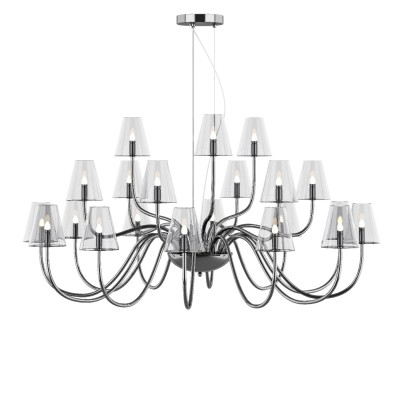 Lightstar DIAFANO 758214 Люстра Lightstar DIAFANO 758214 ЛюстраПодвесные<br>Компания «Светодом» предлагает широкий ассортимент люстр от известных производителей. Представленные в нашем каталоге товары выполнены из современных материалов и обладают отличным качеством. Благодаря широкому ассортименту Вы сможете найти у нас люстру под любой интерьер. Мы предлагаем как классические варианты, так и современные модели, отличающиеся лаконичностью и простотой форм. <br>Стильная люстра Lightstar 758214 станет украшением любого дома. Эта модель от известного производителя не оставит равнодушным ценителей красивых и оригинальных предметов интерьера. Люстра Lightstar 758214 обеспечит равномерное распределение света по всей комнате. При выборе обратите внимание на характеристики, позволяющие приобрести наиболее подходящую модель. <br>Купить понравившуюся люстру по доступной цене Вы можете в интернет-магазине «Светодом».<br><br>Установка на натяжной потолок: Да<br>S освещ. до, м2: 56<br>Крепление: Планка<br>Тип лампы: галогенная/LED<br>Тип цоколя: G9<br>Количество ламп: 21<br>MAX мощность ламп, Вт: 40<br>Диаметр, мм мм: 1200<br>Размеры основания, мм: 200<br>Размеры: D 1200 H 800-1500<br>Высота, мм: 800 - 1500<br>Оттенок (цвет): прозрачный серебристый<br>Цвет арматуры: серебристый