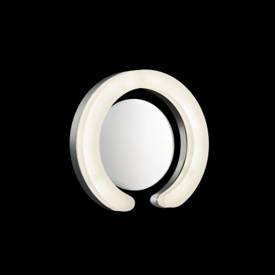 Lightstar UNITARIO 763690 Светильник настенный бра Lightstar UNITARIO 763690 Светильник настенный браХай-тек<br><br><br>Тип цоколя: LED 4000К<br>Количество ламп: 1<br>MAX мощность ламп, Вт: 9,2<br>Размеры: H 70 D 240<br>Оттенок (цвет): белый<br>Цвет арматуры: серебристый