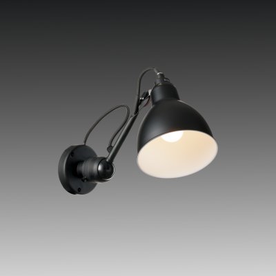 Lightstar LOFT 765607 Светильник настенный бра Lightstar LOFT 765607 Светильник настенный браГибкие<br><br><br>S освещ. до, м2: 2<br>Тип цоколя: E14<br>Количество ламп: 1<br>MAX мощность ламп, Вт: 40<br>Размеры: H min-max175-360 W150 отступ<br>Оттенок (цвет): черный<br>Цвет арматуры: черный