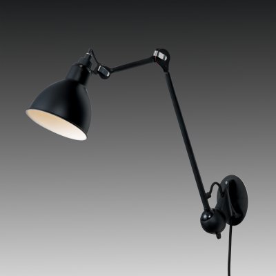 Lightstar LOFT 765617 Светильник настенный бра Lightstar LOFT 765617 Светильник настенный браГибкие<br><br><br>S освещ. до, м2: 2<br>Тип цоколя: E14<br>Количество ламп: 1<br>MAX мощность ламп, Вт: 40<br>Размеры: H min-max487-745 W145 отступ<br>Оттенок (цвет): черный<br>Цвет арматуры: черный