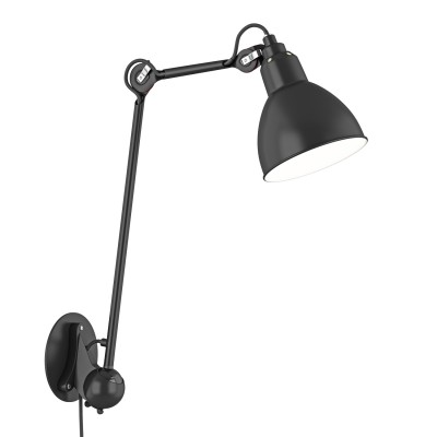 Lightstar LOFT 765617 Светильник настенный бра Lightstar LOFT 765617 Светильник настенный браГибкие<br><br><br>S освещ. до, м2: 2<br>Тип лампы: Накаливания / энергосбережения / светодиодная<br>Тип цоколя: E14<br>Количество ламп: 1<br>MAX мощность ламп, Вт: 40<br>Размеры: H min-max487-745 W145 отступ<br>Оттенок (цвет): черный<br>Цвет арматуры: черный